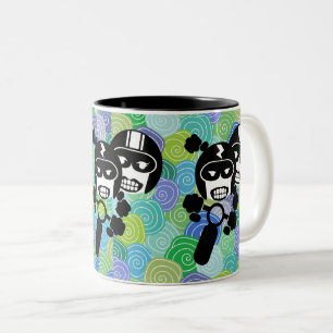 Sport- und Fahrradfans Zweifarbige Tasse