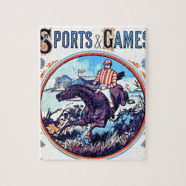Sport- und Spielejagd Vintages Buchcover (Vertikal)