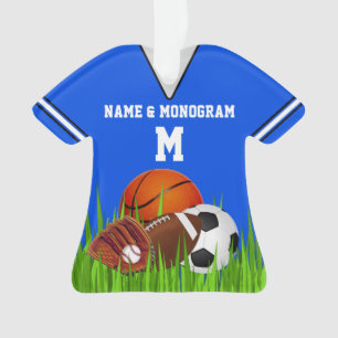 Sport-Verzierungen personalisiert Ihr Name, Ornament