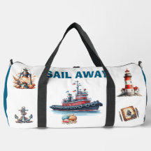 Voile Away Nautique Vintage bateau sac de voyage