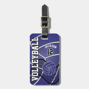 Sport-Volleyball 🏐 - dunkelblau Gepäckanhänger