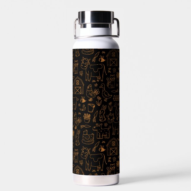 Sport-Wasserflasche Trinkflasche (Rückseite)