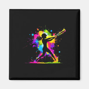 Sport Weiches Mädchen Frauen Wasserfarben Kunst Tr Magnet