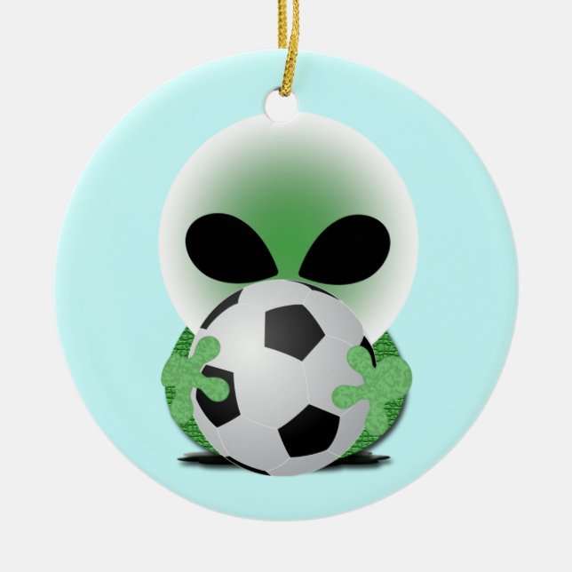 Sport-Weihnachten Keramikornament (Vorne)