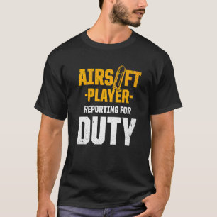 Sport-Wettbewerb der Airsoft Player Team T-Shirt