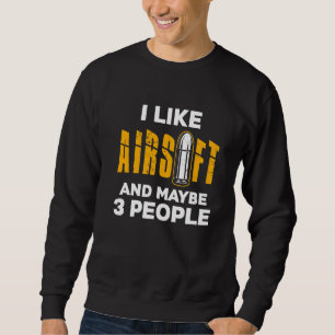 Sport-Wettbewerb des Airsoft Player Teams 17 Sweatshirt