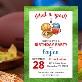 Sportaktivist zum Geburtstag Einladung