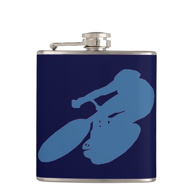 Sportaktivitäten Wasserflasche Biken Kunst, Dichtu Flachmann (Vorderseite)