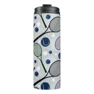 Sportart für Tennisfans. Thermosbecher