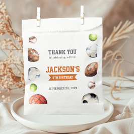 Sportbälle, machen wir einen Ball Geschenktütchen