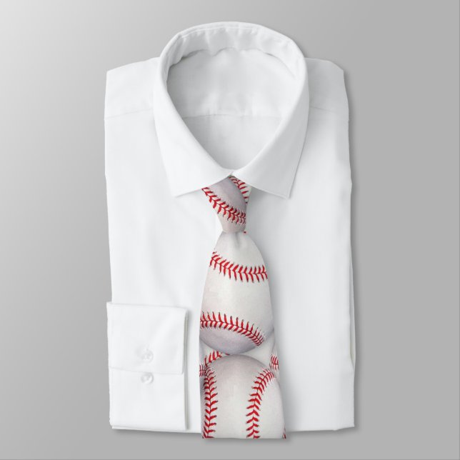 Sportbaseball Softball Necktie Krawatte (Gebunden)