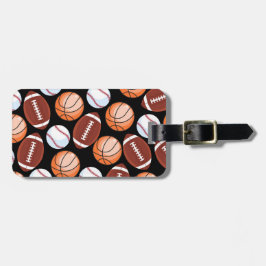 SPORTBasketball-Design für Sportler Baseball Gepäckanhänger