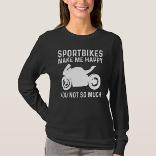 Sportbike Männer Frauen Rennfahrer Motorradfahrer T-Shirt