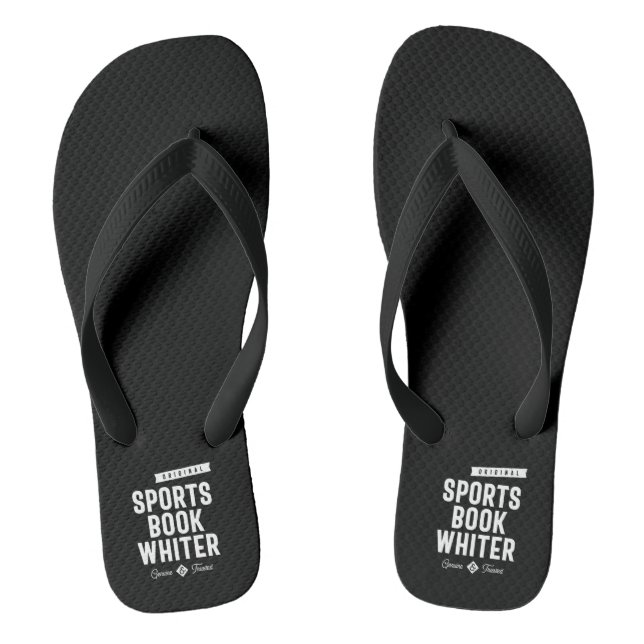 Sportbuch Whiter Job Titel Geschenk Flip Flops (Fußbett)