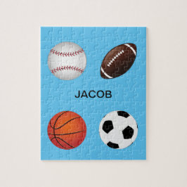 " SPORTE" PUZZLE MIT KINDERN NAME.