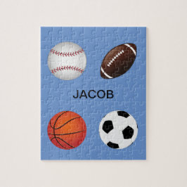 " SPORTE" PUZZLE MIT KINDERN NAME.