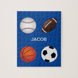 " SPORTE" PUZZLE MIT KINDERN NAME.