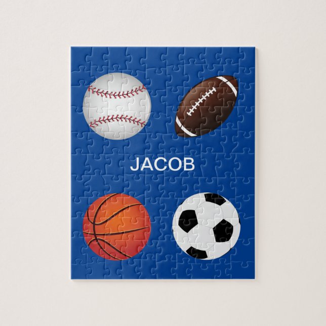 " SPORTE" PUZZLE MIT KINDERN NAME. (Vertikal)