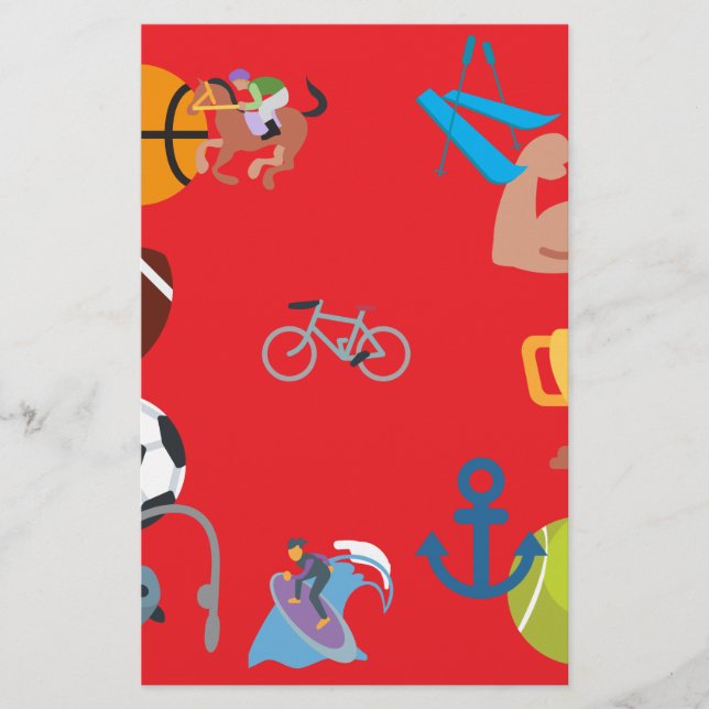 Sportemji Briefpapier (Vorderseite)