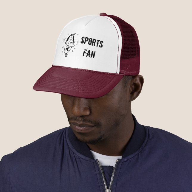 Sportfächerhut Truckerkappe (Beispiel)