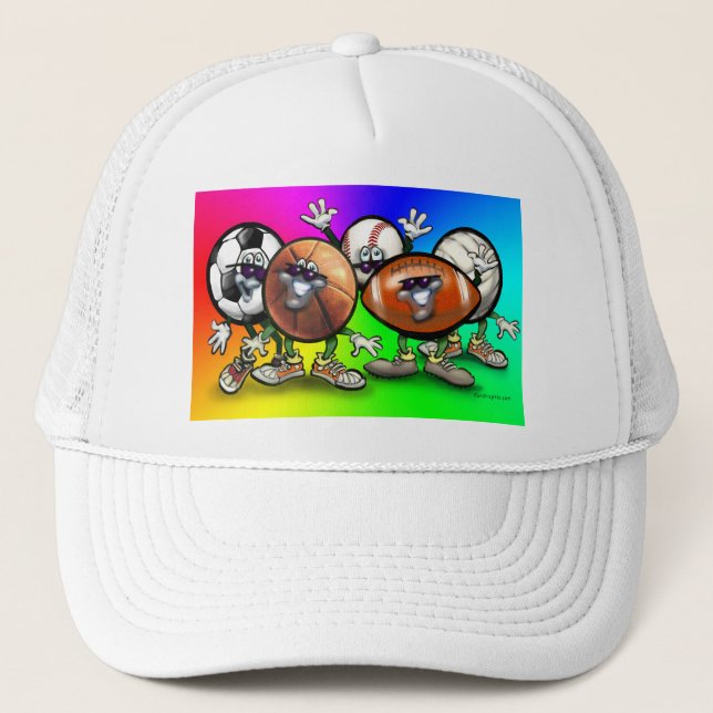 Sportfan Truckerkappe (Vorderseite)