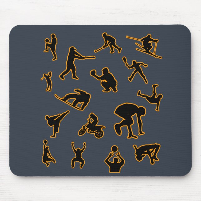 Sportfanatisches Musepad Mousepad (Vorne)