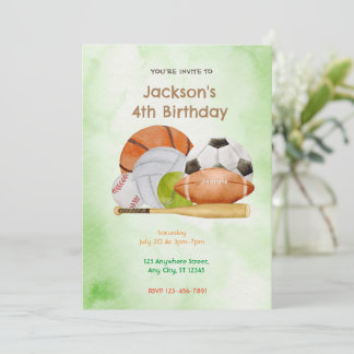 Sportfeier Einladung