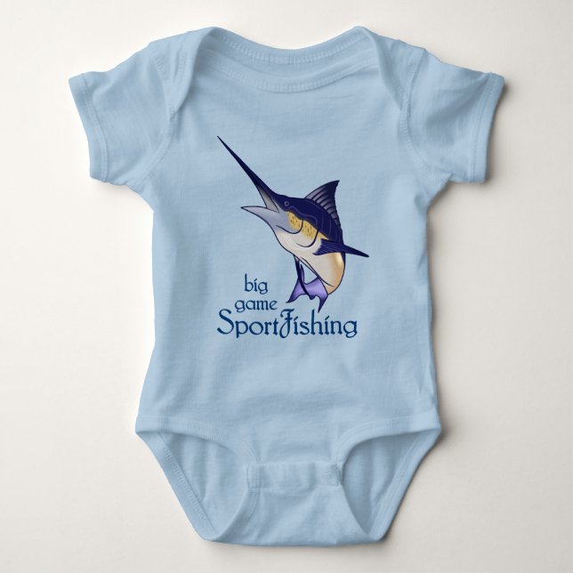 Sportfischerei Baby Strampler (Vorderseite)