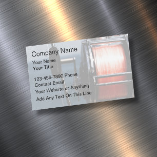 Sportfischerei Magnetische Visitenkarte