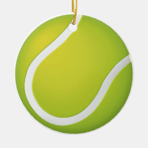 Sportfreund-Tennisball Keramik Ornament
