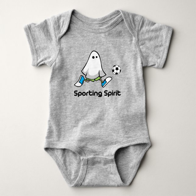 Sportgeist Baby Strampler (Vorderseite)