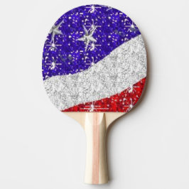 Sportgerät - Amerikanisches Pingpongpaddel - Flagg Tischtennis Schläger