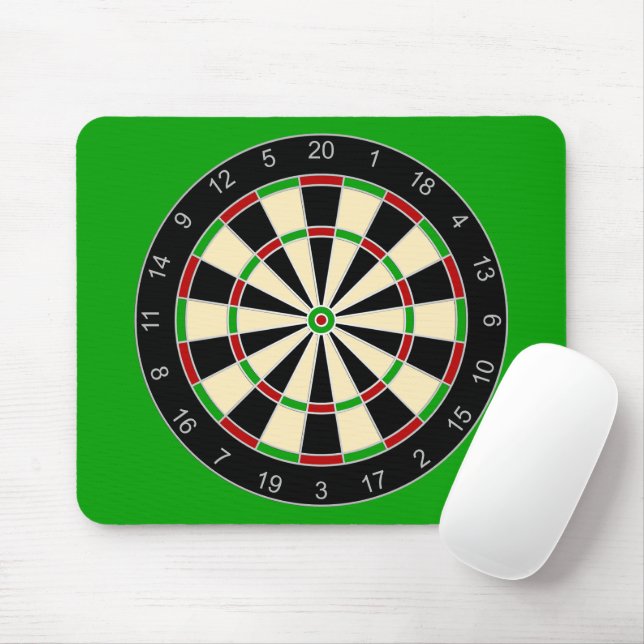 Sportgeräte - Dartboard 1 Mousepad (Mit Mouse)