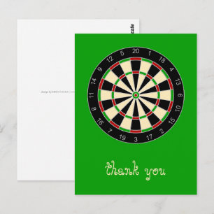 Sportgeräte - Dartboard 1 Postkarte