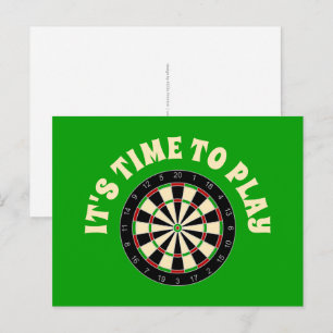 Sportgeräte - Dartboard 1 Postkarte