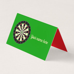 Sportgeräte - Dartboard 1 Visitenkarten