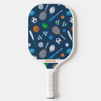 Sportgeräte in dunkelblau pickleball schläger