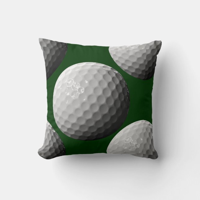 Sportgolfbälle werfen Kissen (Vorderseite)