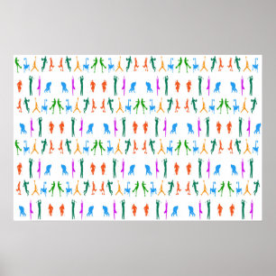 Sportgrafik für Poster