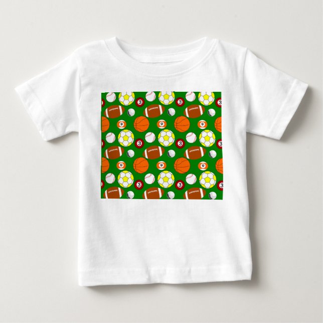 Sporthallen Baby T-shirt (Vorderseite)