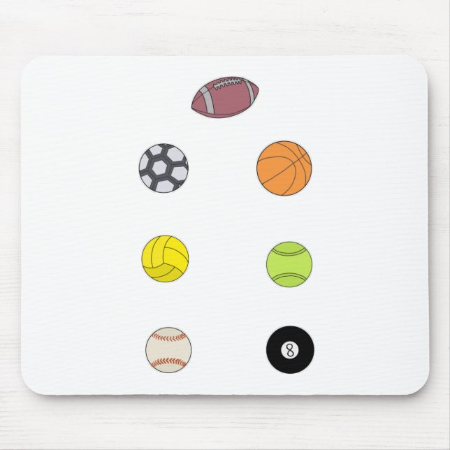 Sporthallen Mousepad (Vorne)