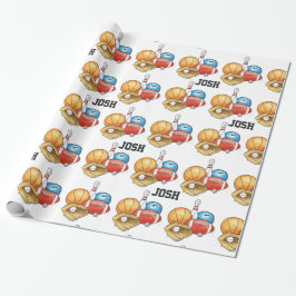 Sporthallen Personalisiert Geschenkpapier