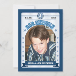 Sporthandelkarte Bar Mitzvah Einladung