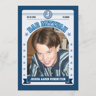 Sporthandelkarte Bar Mitzvah Einladung