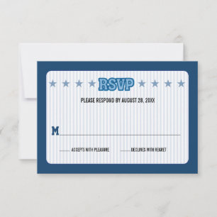 Sporthandelskarte Bar Mitzvah Reply UAWG RSVP Karte