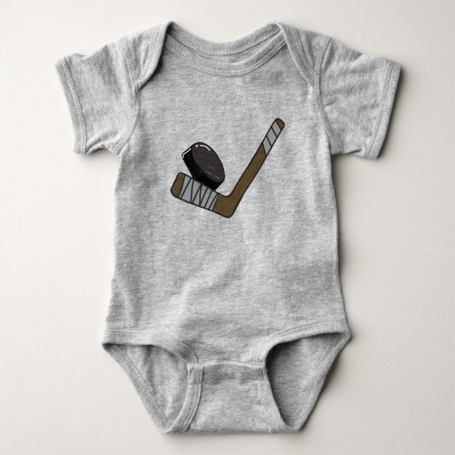 Sporthockey Baby Strampler (Vorderseite)