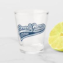 Sportiger Shot-Glas für Brettspieler