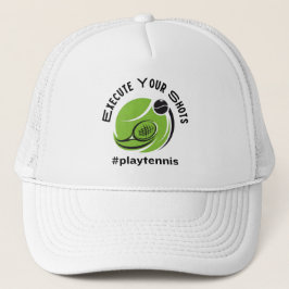 Sportinfusion "EXECUTED YOUR SHOTS" Tennis Truckerkappe