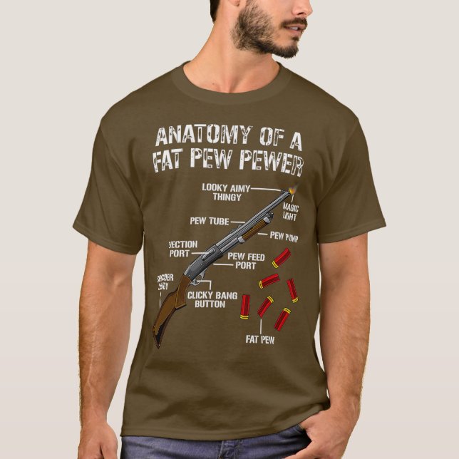 Sporting Clays - Clay Target Shooting - Fallen T-Shirt (Vorderseite)