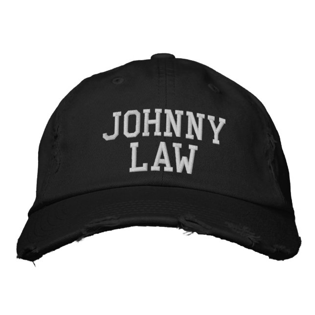Sporting Goods Golf Baseball JOHNNY GESETZ Bestickte Baseballkappe (Vorderseite)